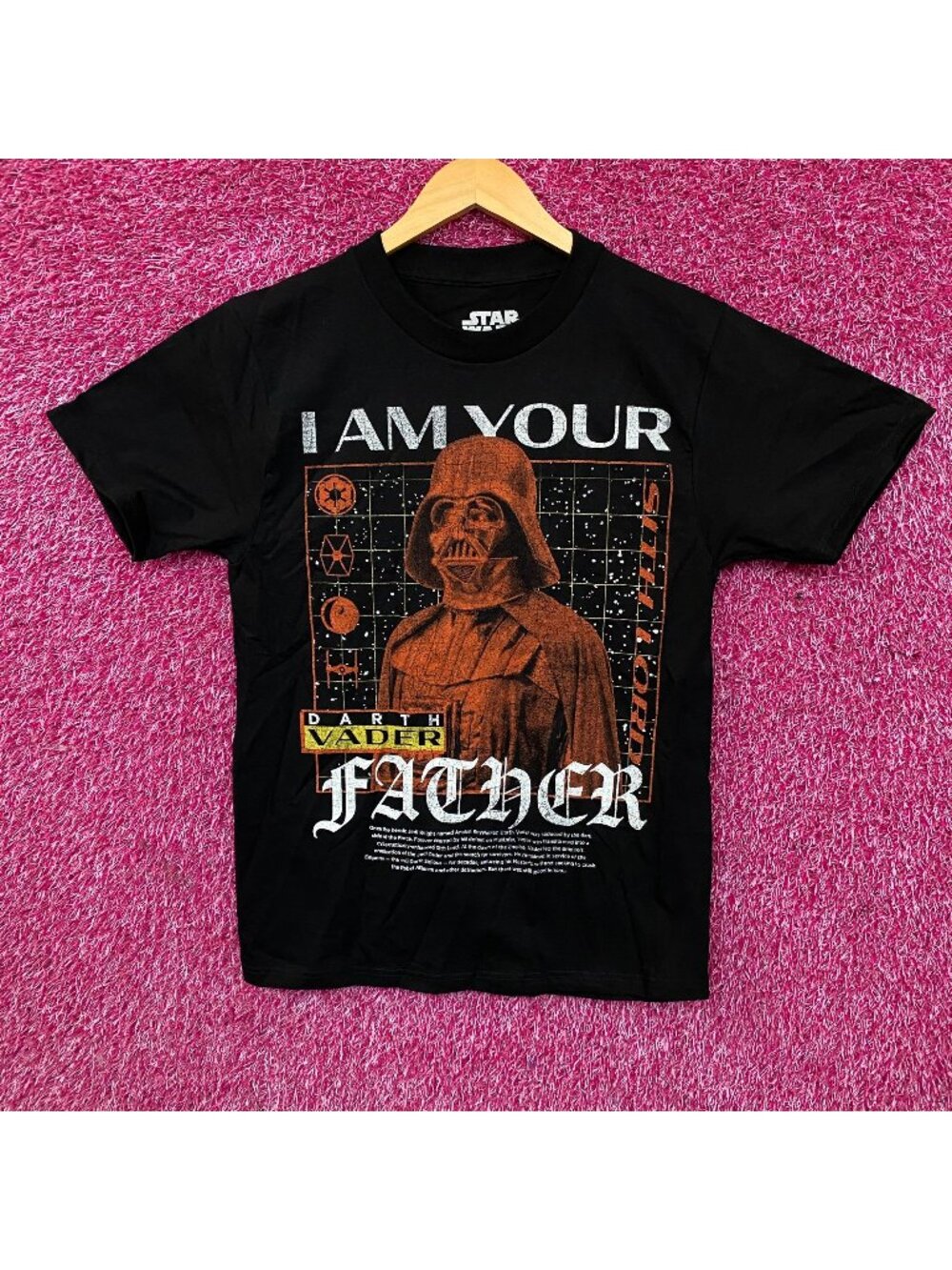 Star Wars Darth Vader "I Am Your Father" Graphic T-Shirt Small